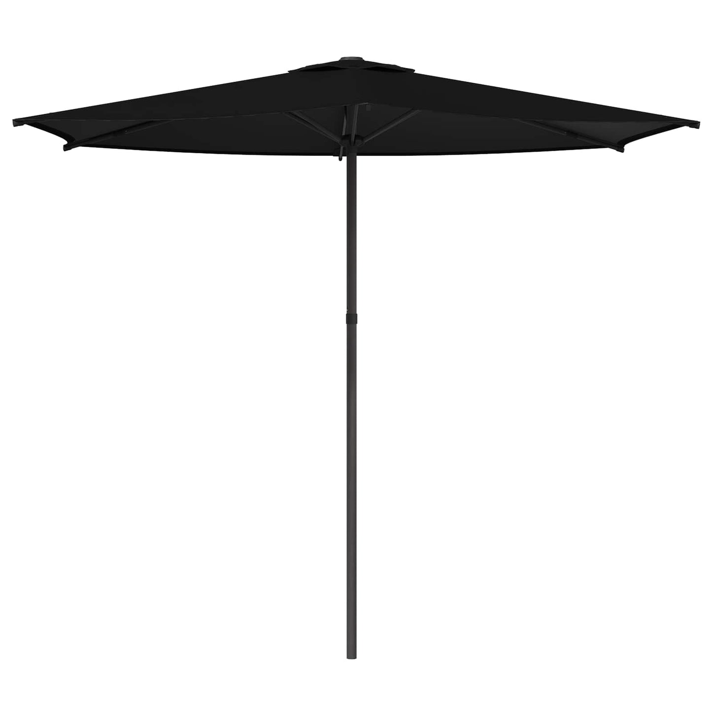 vidaXL Garden Parasol 270 x 270 cm Polyester Rectangular Black