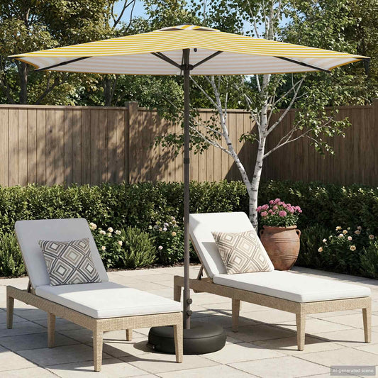 vidaXL Garden Parasol 270 x 270 cm Polyester Rectangular
