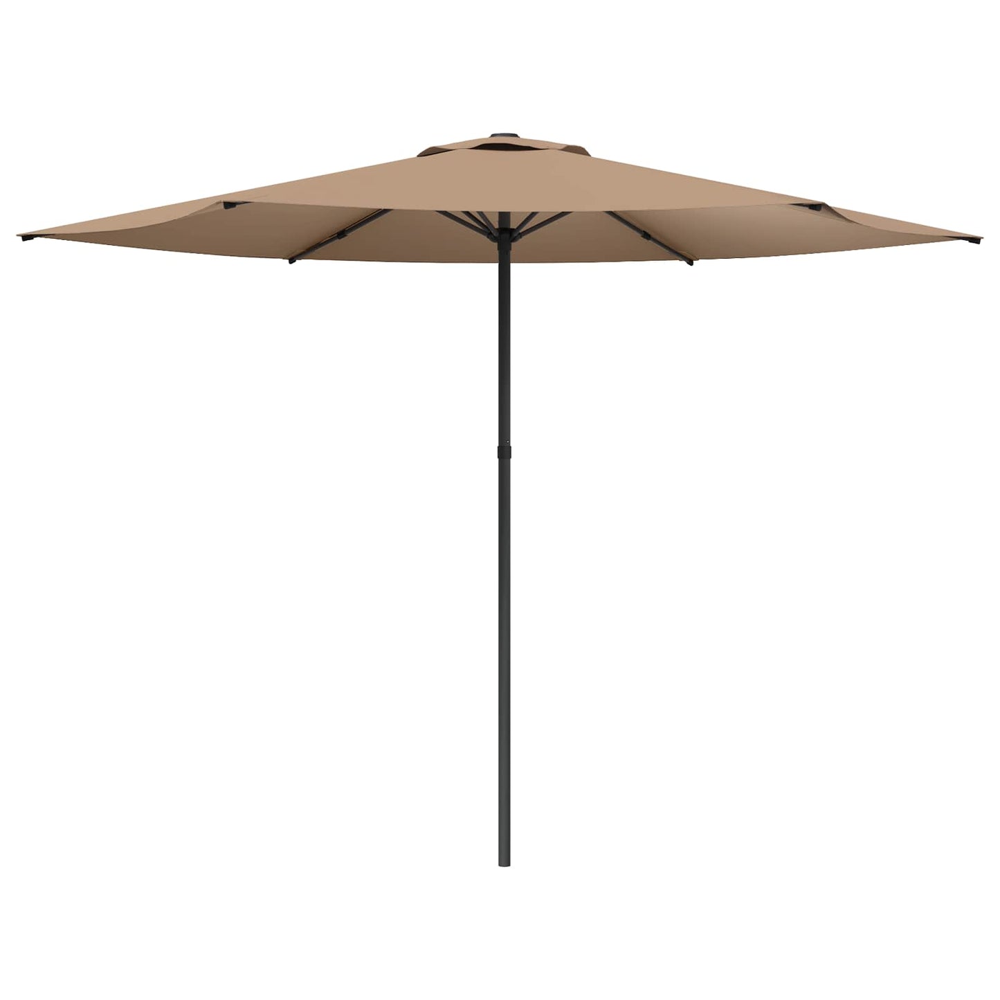 vidaXL Garden Parasol 300 x 300 cm Polyester Rectangular Taupe