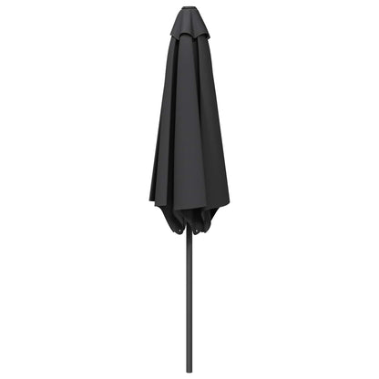 vidaXL Garden Parasol 300 x 300 cm Polyester Rectangular Anthracite