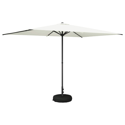 vidaXL Garden Parasol with Base 200 x 300 cm Polyester Rectangular