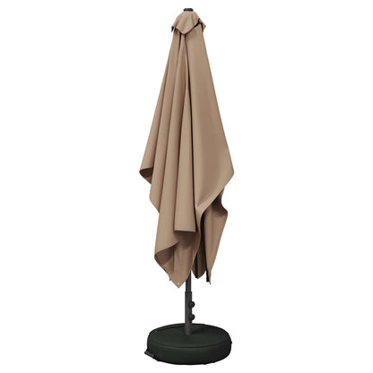 vidaXL Garden Parasol with Base 200 x 300 cm Polyester Rectangular
