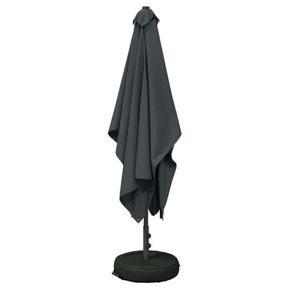vidaXL Garden Parasol with Base 200 x 300 cm Polyester Rectangular