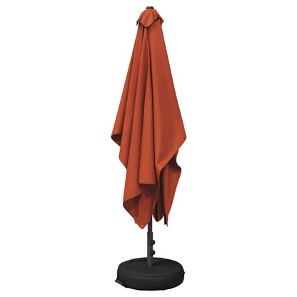 vidaXL Garden Parasol with Base 200 x 300 cm Polyester Rectangular