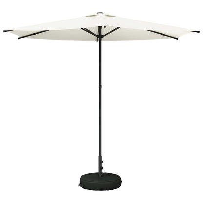 vidaXL Garden Parasol 270 x 270 cm Polyester Rectangular Cream