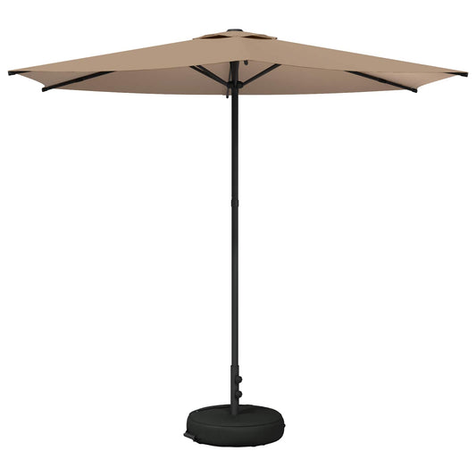 vidaXL Garden Parasol with Base 270 x 270 cm Polyester Rectangular