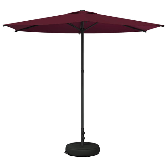 vidaXL Garden Parasol with Base 270 x 270 cm Polyester Rectangular