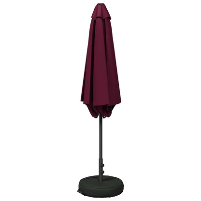 vidaXL Garden Parasol 270 x 270 cm Polyester Rectangular Bordeaux Red