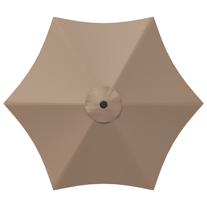 vidaXL Garden Parasol with Base 300 x 300 cm Polyester Rectangular