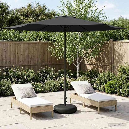 vidaXL Garden Parasol 300 x 300 cm Polyester Rectangular Anthracite