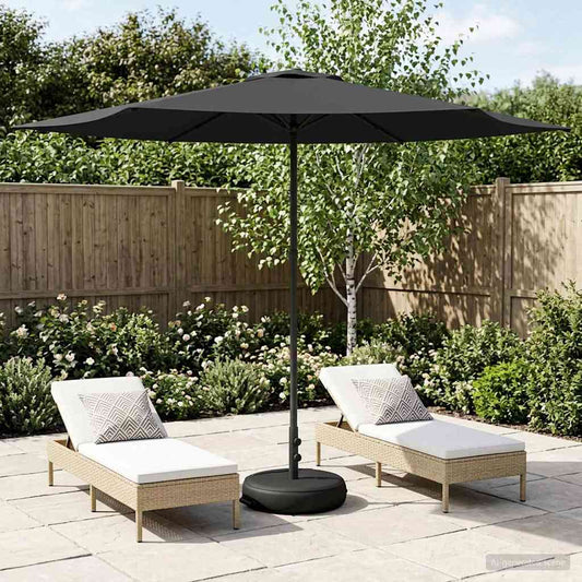 vidaXL Garden Parasol with Base 300 x 300 cm Polyester Rectangular