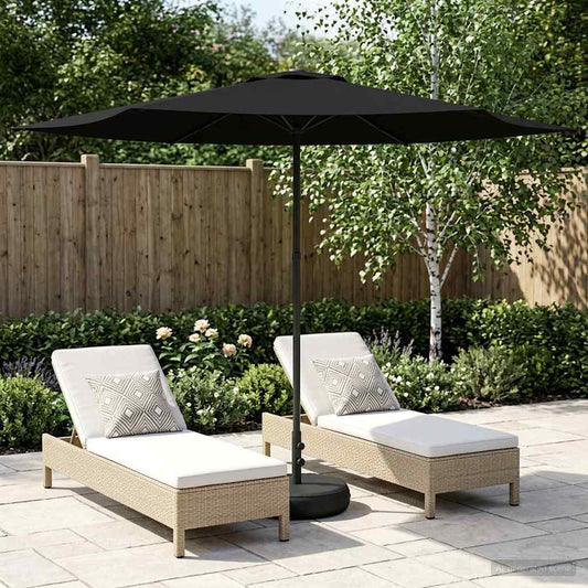 vidaXL Garden Parasol with Base 300 x 300 cm Polyester Rectangular