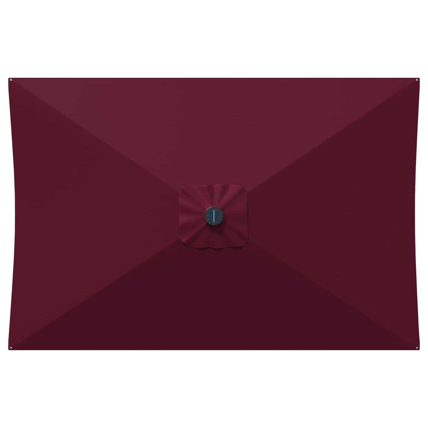 vidaXL Garden Parasol with LED Lights and Base 200 x 300 cm Polyester