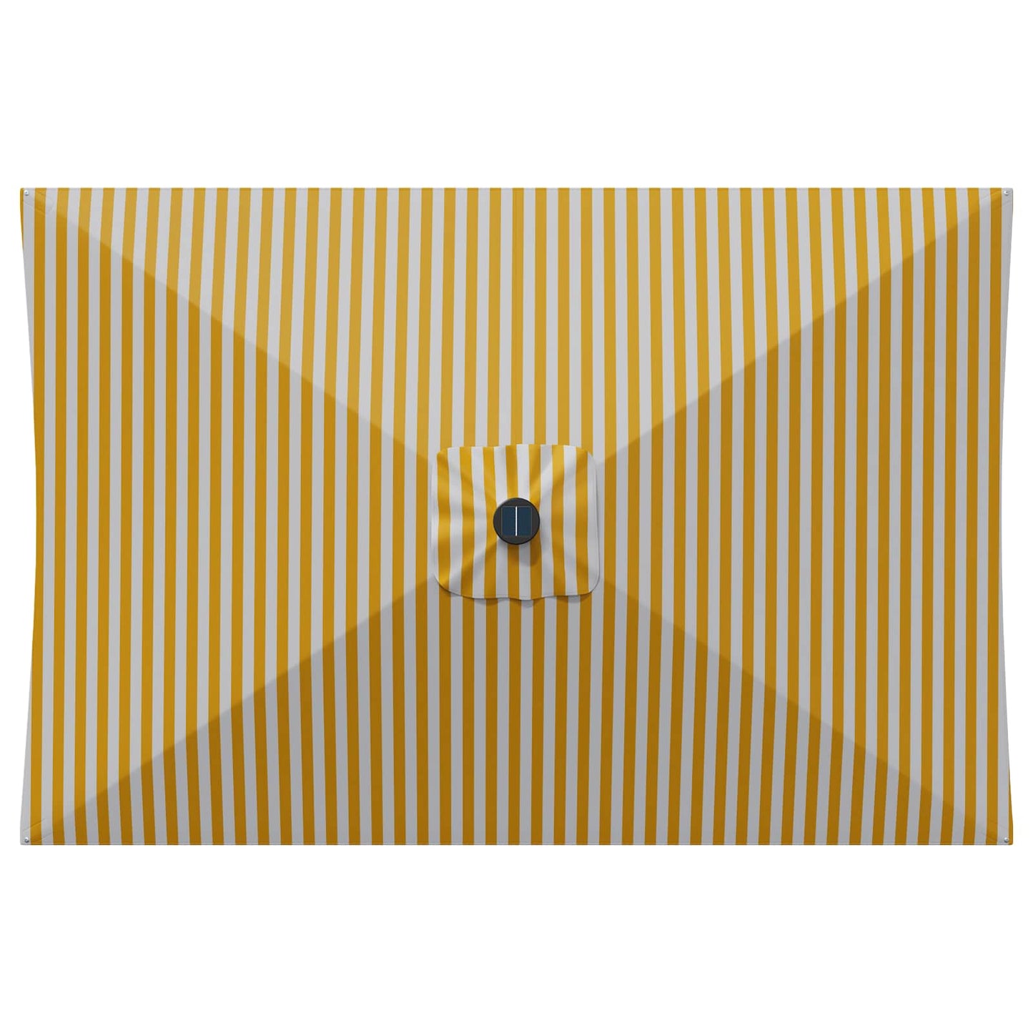 vidaXL Garden Parasol with LED Lights and Base 200 x 300 cm Polyester