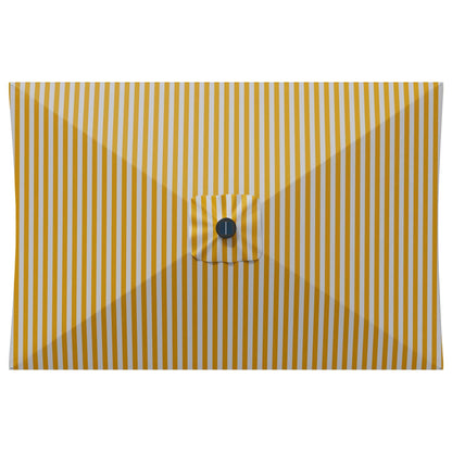 vidaXL Garden Parasol with LED Lights and Base 200 x 300 cm Polyester