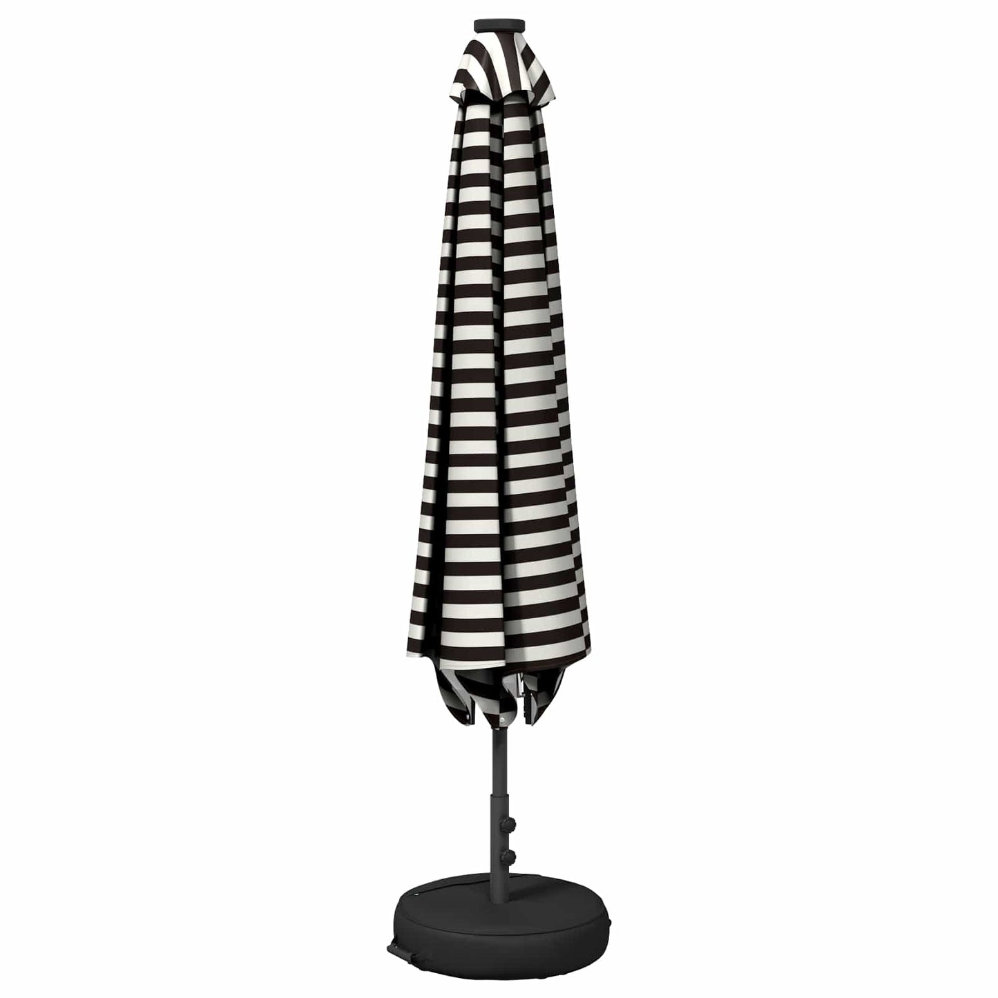 vidaXL Garden Parasol with LED Lights and Base 200 x 300 cm Polyester