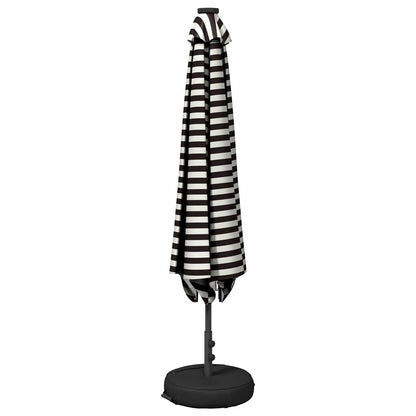 vidaXL Garden Parasol with LED Lights and Base 200 x 300 cm Polyester