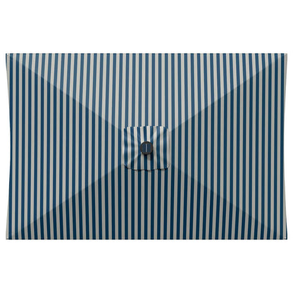 vidaXL Garden Parasol with LED Lights and Base 200 x 300 cm Polyester