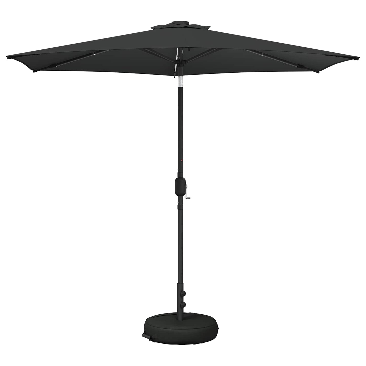 vidaXL Garden Parasol with LED Lights and Base 270 x 270 cm Polyester