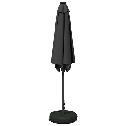 vidaXL Garden Parasol with LED Lights and Base 270 x 270 cm Polyester