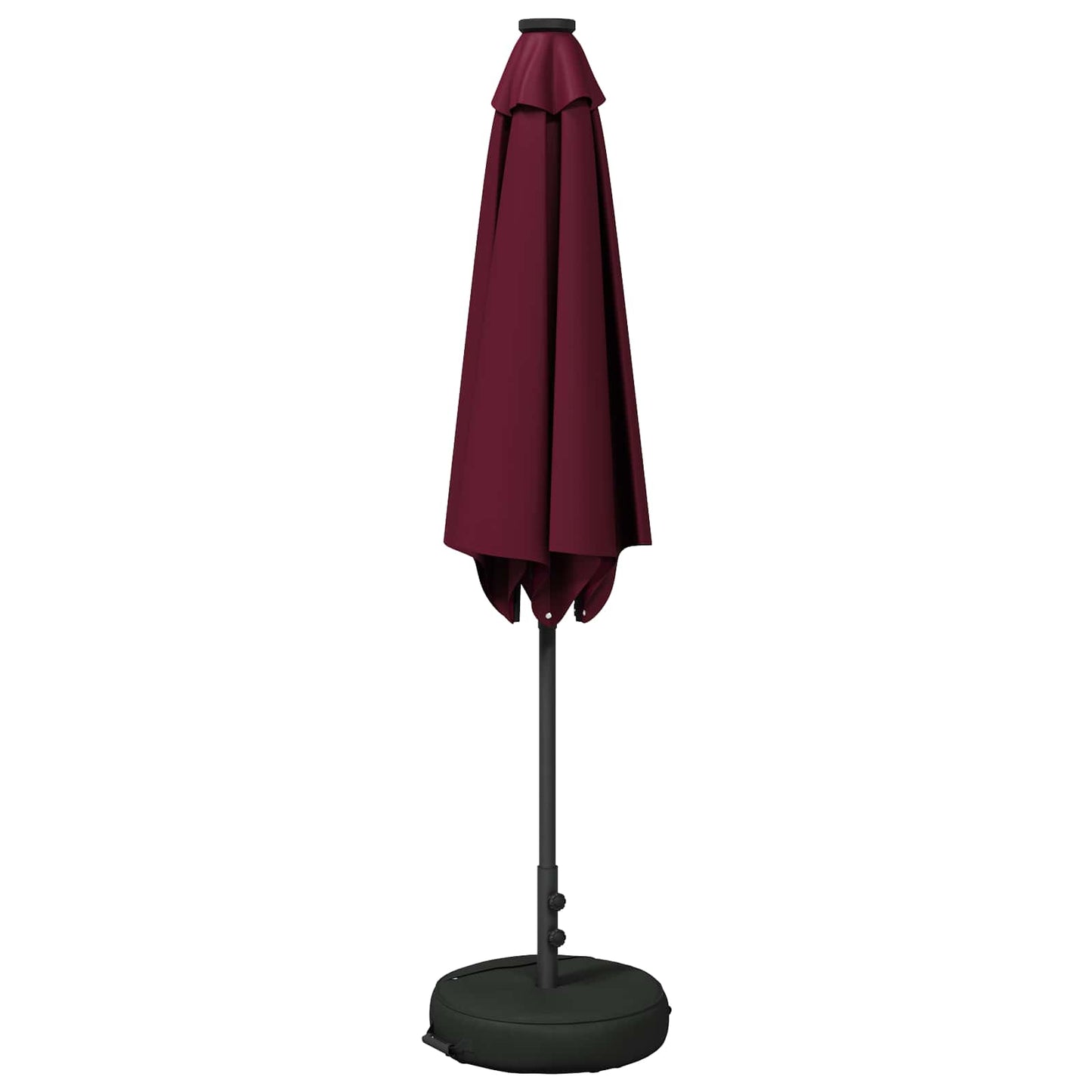 vidaXL Garden Parasol with LED Lights and Base 270 x 270 cm Polyester