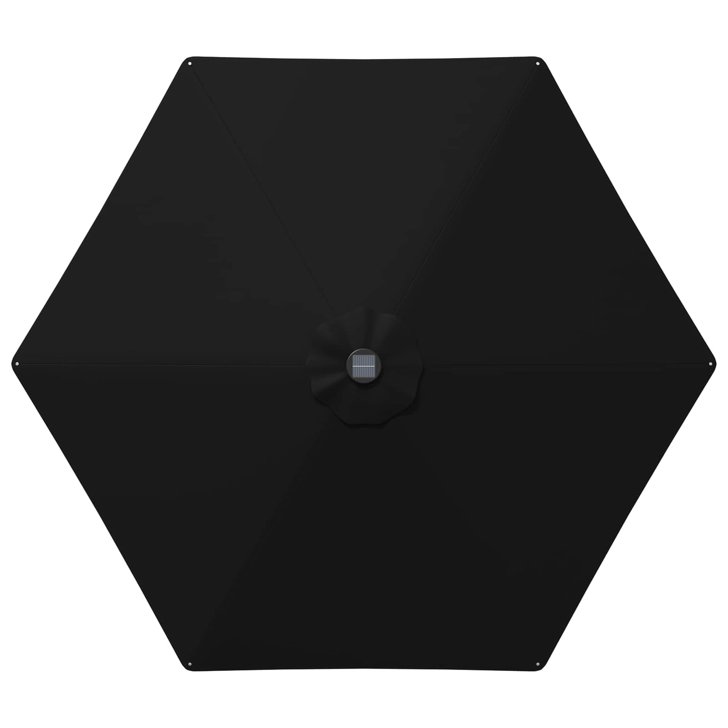 vidaXL Garden Parasol with LED Lights and Base 270 x 270 cm Polyester