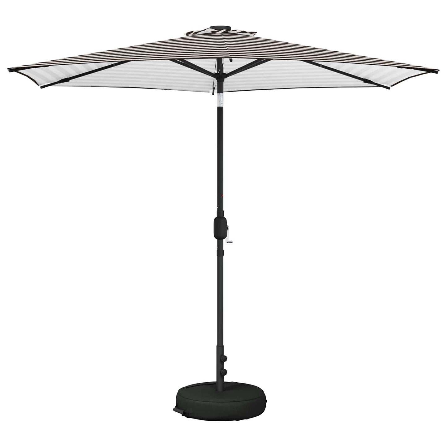 vidaXL Garden Parasol with LED Lights and Base 270 x 270 cm Polyester