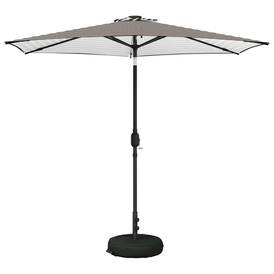 vidaXL Garden Parasol with LED Lights and Base 270 x 270 cm Polyester