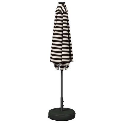 vidaXL Garden Parasol with LED Lights and Base 270 x 270 cm Polyester