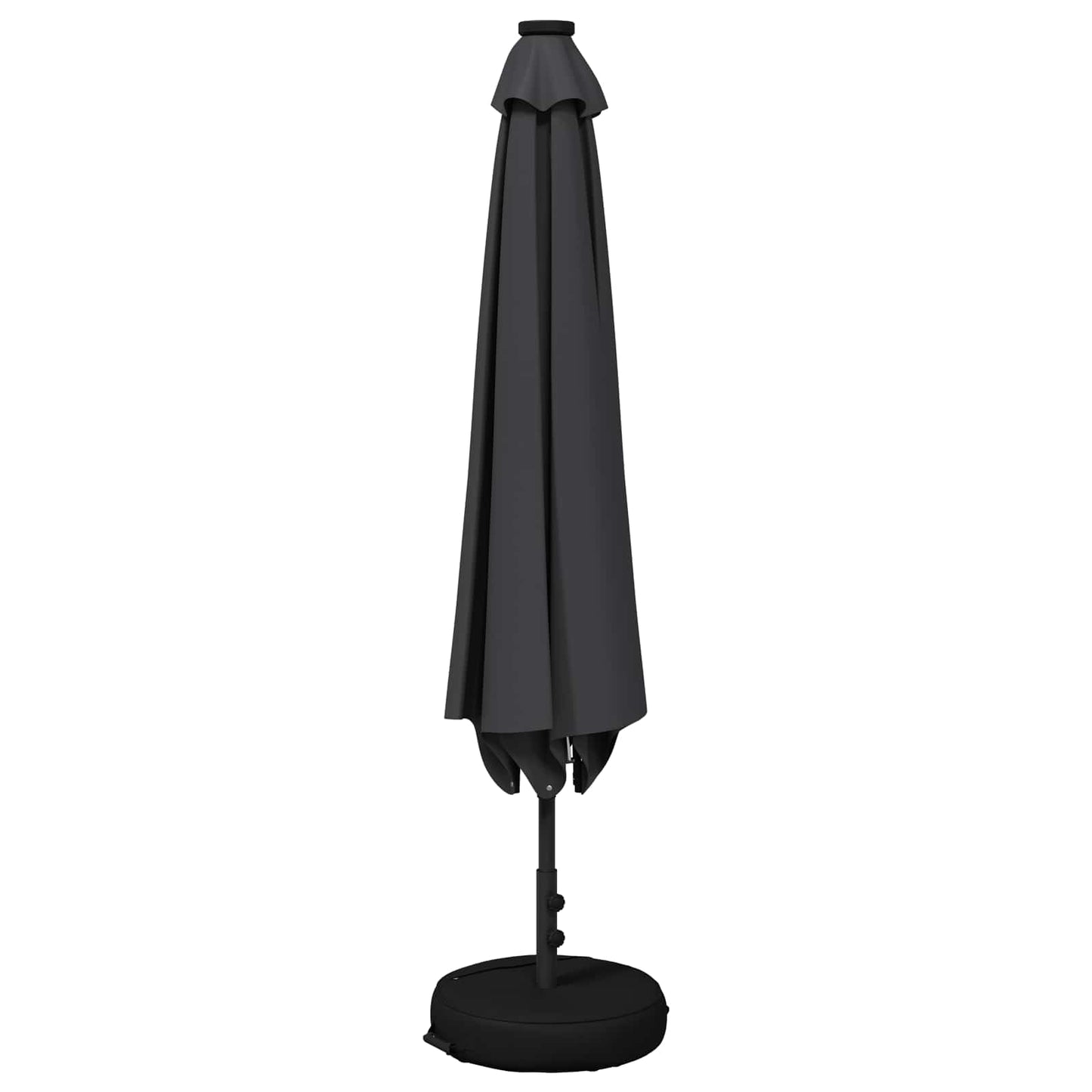 vidaXL Garden Parasol with LED Lights and Base 300 x 300 cm Polyester