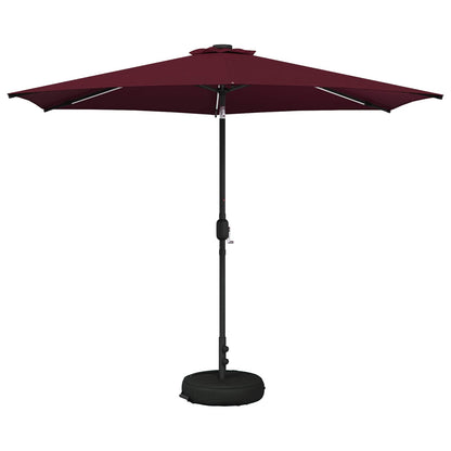 vidaXL Garden Parasol with LED Lights 300 x 300 cm Polyester
