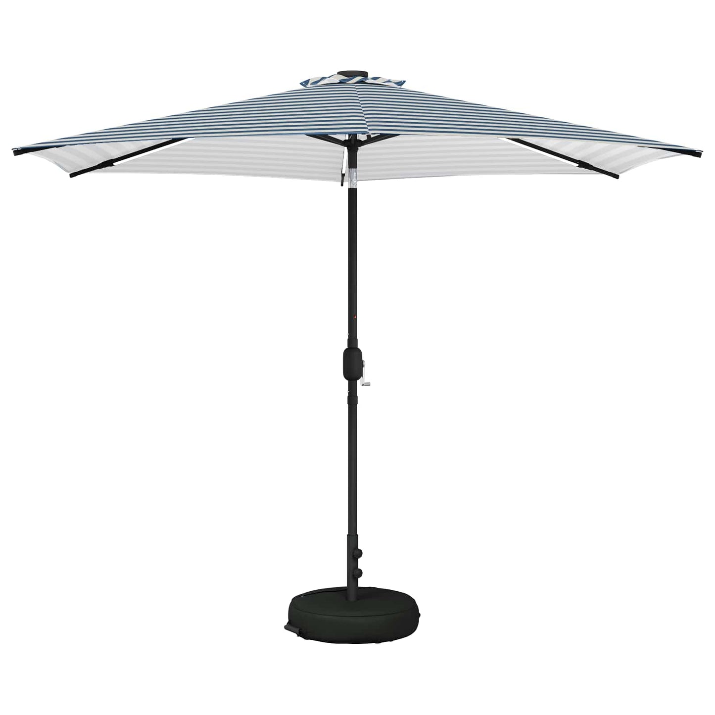 vidaXL Garden Parasol with LED Lights and Base 300 x 300 cm Polyester
