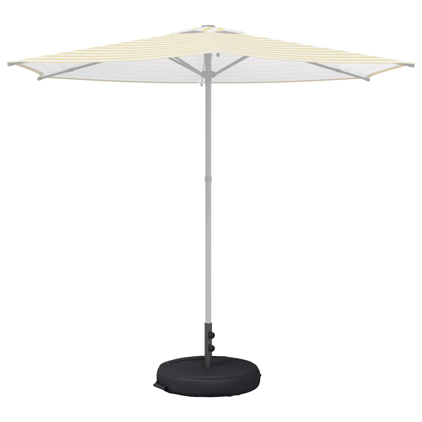 vidaXL Patio Umbrella Base 60 x 60 cm Steel Black
