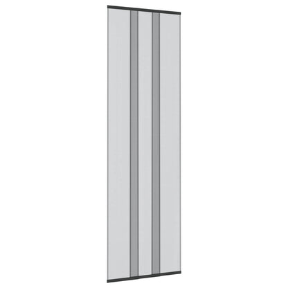 vidaXL Insect Door Screen with Mesh Curtain Black 70 x 220 cm