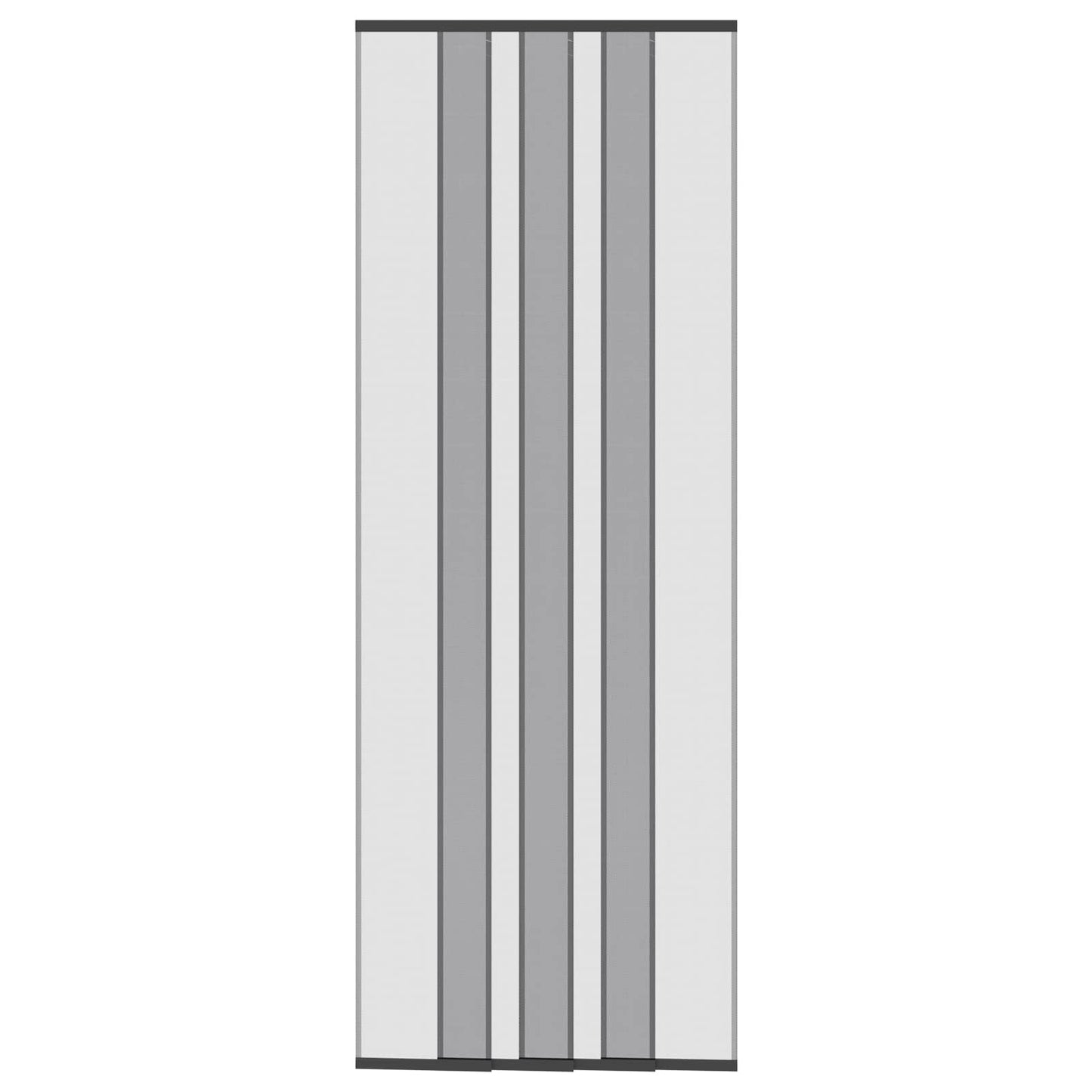 vidaXL Insect Door Screen with Mesh Curtain Black 80 x 220 cm
