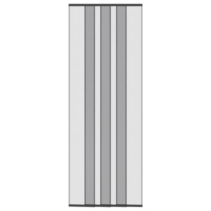 vidaXL Insect Door Screen with Mesh Curtain Black 80 x 220 cm