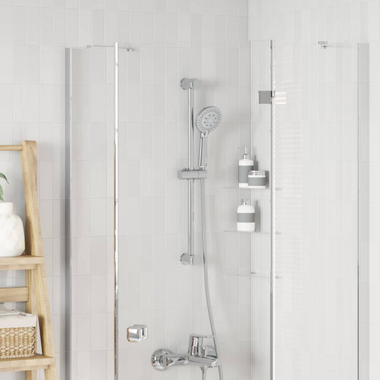vidaXL Shower Head Holder Chrome 70 cm Stainless Steel