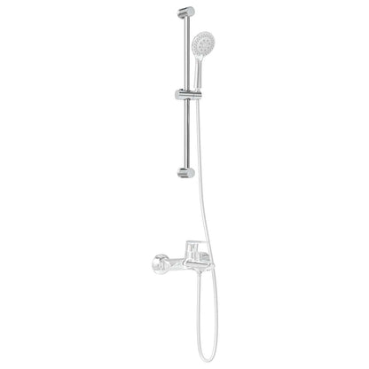 vidaXL Shower Head Holder Chrome 71 cm Stainless Steel