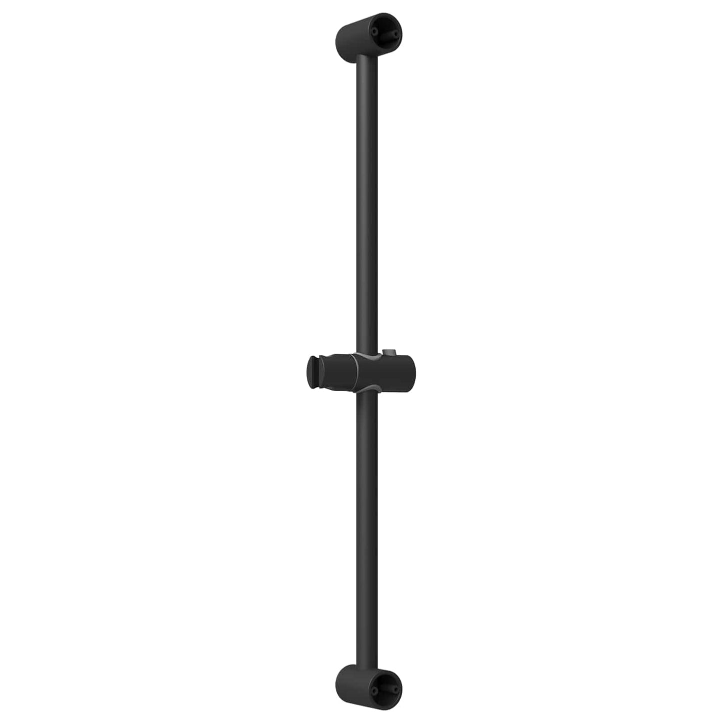 vidaXL Shower Head Holder Black 71 cm Stainless Steel