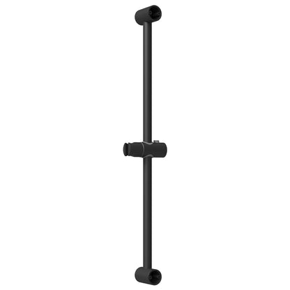 vidaXL Shower Head Holder Black 71 cm Stainless Steel