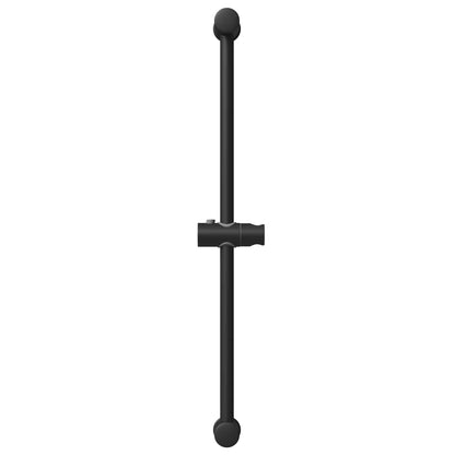 vidaXL Shower Head Holder Black 71 cm Stainless Steel