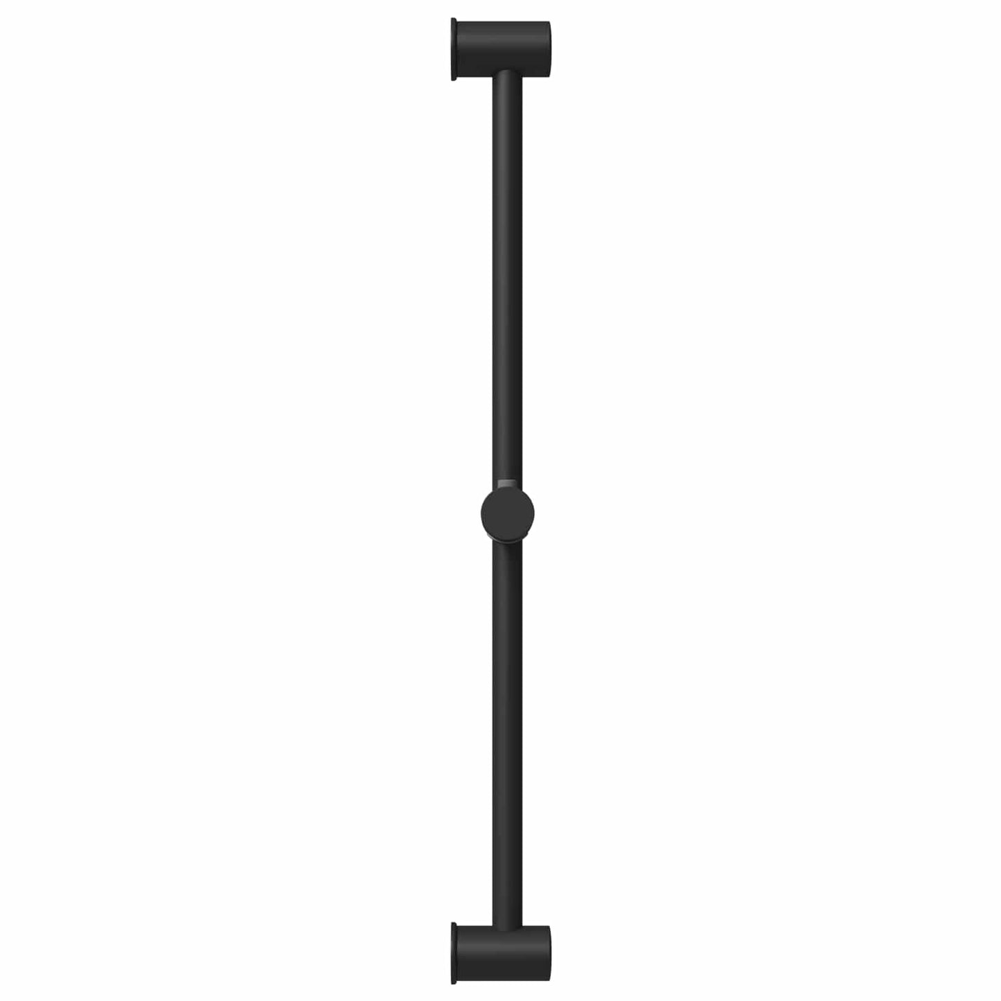 vidaXL Shower Head Holder Black 71 cm Stainless Steel