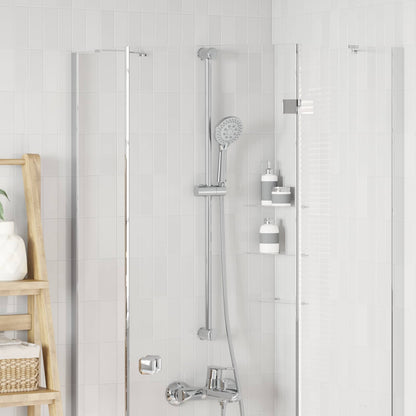 vidaXL Shower Head Holder Chrome 101 cm Stainless Steel