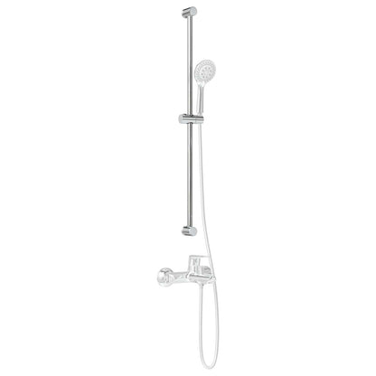 vidaXL Shower Head Holder Chrome 101 cm Stainless Steel