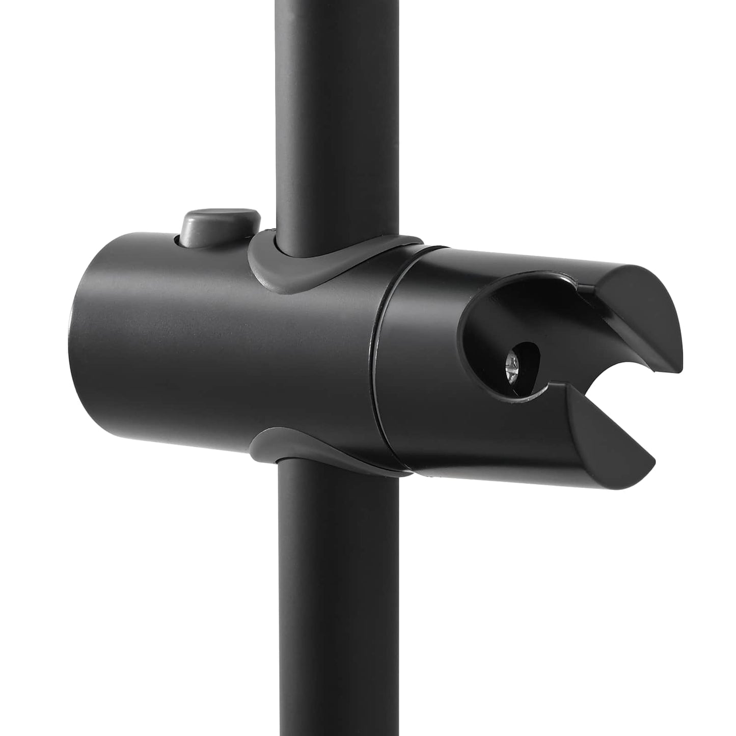 vidaXL Shower Head Holder Black 101 cm Stainless Steel
