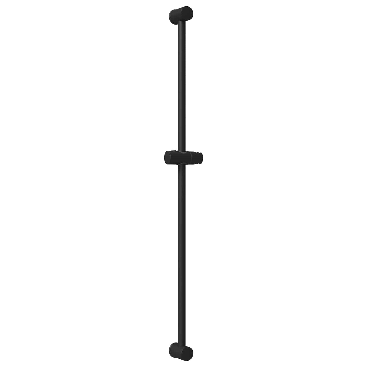 vidaXL Shower Head Holder Black 101 cm Stainless Steel