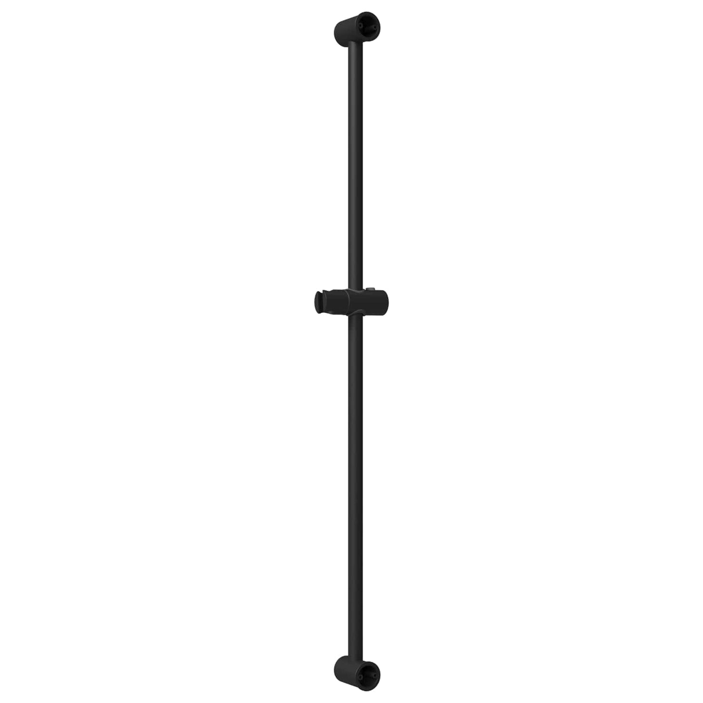 vidaXL Shower Head Holder Black 101 cm Stainless Steel