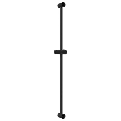 vidaXL Shower Head Holder Black 101 cm Stainless Steel