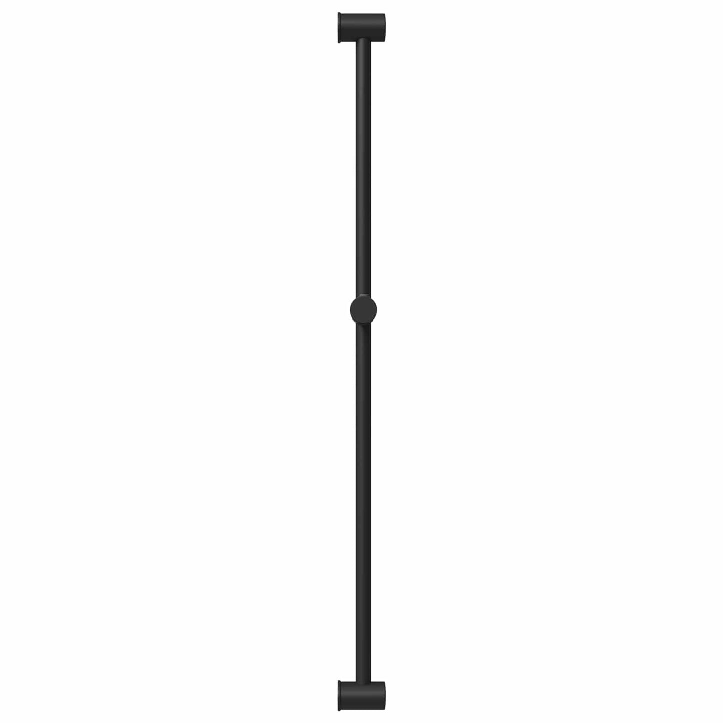 vidaXL Shower Head Holder Black 101 cm Stainless Steel