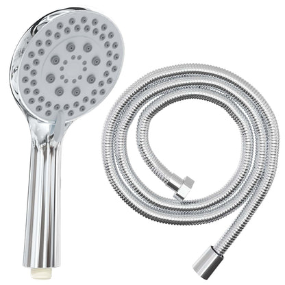 vidaXL Shower Head Set Chrome 150 cm Stainless Steel